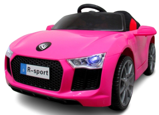 R-športové auto ružové