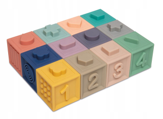 Zvukova hračka - Canpol Babies Mäkká Zmyslové Blocks 79/102