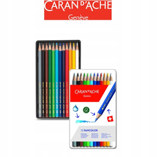 Caran d'Ache dvojfarebné pastelky CDCC999-121 viacfarebné 12 kusov