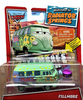 Rozprávkové autíčko - Cars Mattel autá Fillmore uhorka auto