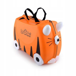 Trunki TRU-T085 rolovací kufor tigrovaný oranžový