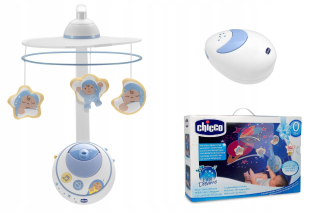 Kolotoč nad postielku - CHICCO CAROUSEL PRE CRIB CRIB Magic Stars Projector