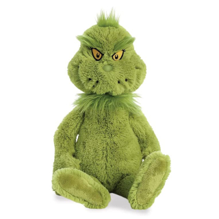 Vianočná zelená grinch plyšová hračka pre bábiky pre fanúšikov