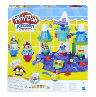 Ľadový tortový hrad play-doh b5523 hasbro zmrzlina