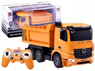 Auto na diaľkové ovládanie - MERCEDES truck diaľkovo ovládané RC sklápěč