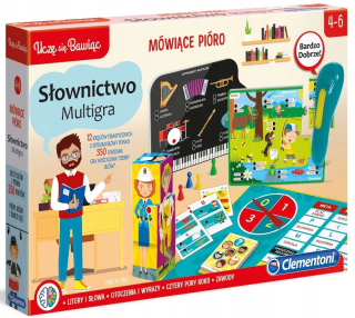 Clementoni 50654 Games hovorí perie slovíčok