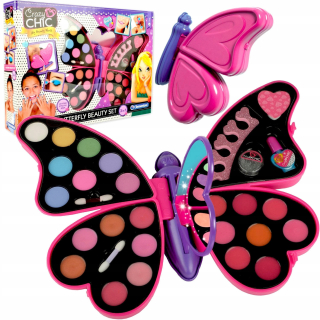 Clementoni Bláznivý Chic make-up set 3v1 motýľ