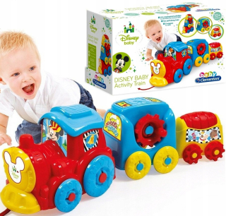 Hračky pre rozvoj lezenia - Clementine Educational Mickey Vlak dieťa Disney 10 m +