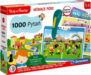 Clementoni hovorí perie 1000 otázky + hra