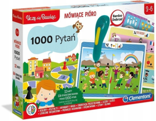 Clementoni hovorí perie 1000 otázok plus hra