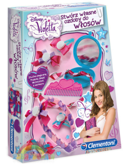 Clementoni - Vytvorte violetta vlasové ozdoby