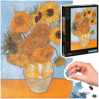 Clementoni puzzle slnečnice Vincent Van Gogh obraz 1000 dielikov