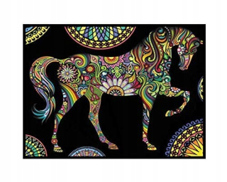 Colorvelvet L085 Cavallo Mandala Disegno 47 x 35 C