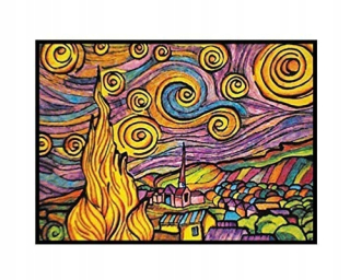 Colorvelvet Small20 Disegno Small van Gogh notte S