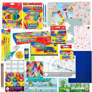 Kompletná výbavička Colorino Interprint pre dievčatá