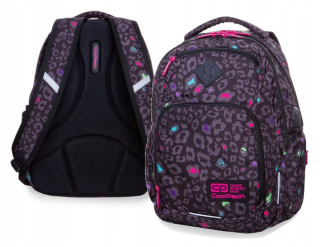 Školský batoh - CoolPack Školský batoh pre dievčatá s leopardím vzorom