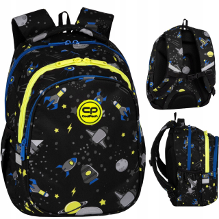 Viackomorový školský batoh CoolPack, čierny, 21 rokov