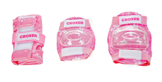 Set chráničov Croxer Fiber Pink XS
