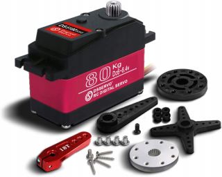 RC diel - DS51150 12V 150 kg digitálny serverotor 180 stupňov