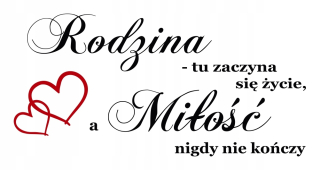 Detské samolepky na stenu - Cituje Wall Sticker Family Nálepka na stenu