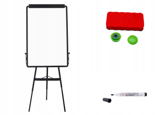 Black Flipchart magnetický 70x100 FREE