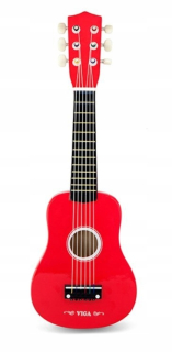 Červená gitara pre deti 21 palcov 50691 Viga