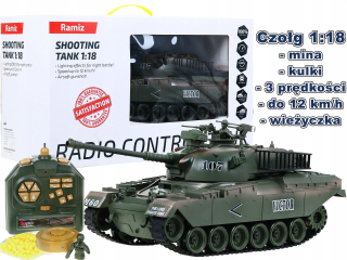 Auto na diaľkové ovládanie - M-60 tankov výhonky s RC guľa 12km / h na diaľkovom ovládači