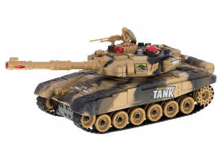 Auto na diaľkové ovládanie - RC Big War Tank 9995 veľký 2,4 GHz piesok