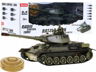 Auto na diaľkové ovládanie - T-34 nádrže diaľkovo ovládaný pilotný 24g