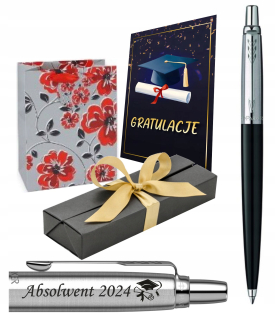 DARČEK PRE ABSOLVENTOV Parker Jotter Ct s gravírovaním v puzdre s poďakovaním