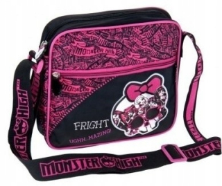 Čierna detská taška Starpak, odtiene ružovej Monster High