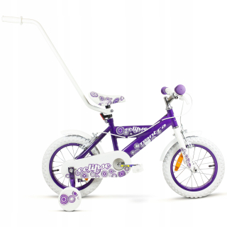 Detský bicykel SIrox Montra Eclipse, 14" koleso, fialové