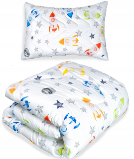 DETSKÝ SET 100x135 40x60 PRIKRÝVACÍ VANKÚŠ S POTLAČOU POLSKÝ PRODUKT