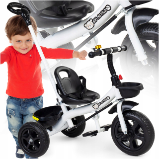 BE-ACTIVE.PL trojkolesový bicykel Detská trojkolka, pojazdná, Čierna, Modrá