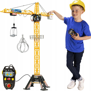 Žeriav pre deti - Dickie Mega Crane Crane Controlled Batérie 120cm