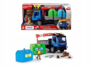 Dickie IVECO vozidlo + Kontajnery Recycling Set
