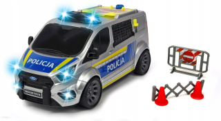 Polícajné autíčko - Dickie policajné auto Ford Transit policajné auto