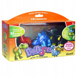 Digidinos set 3 v 1 spevu dinosaurov DD