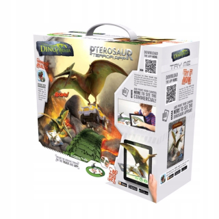 Dráha pre deti, stavebnica - Dino Mundi útok Pterosauria Dinosaurs na tabletu