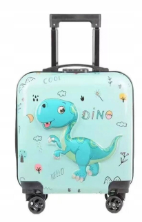 DINOSAUR DINOSAURS 3D DETSKÝ KUFOR KOMBINÁCIA 4 KOLIESKA PUTOVACÍ