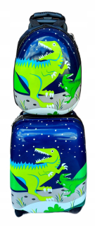 DINOSAUR KIDS KABINOVÝ KUFOR BATOŽINA + BATOH