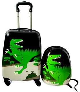 DINOSAUR KIDS KABINOVÝ KUFOR BATOŽINA + BATOH
