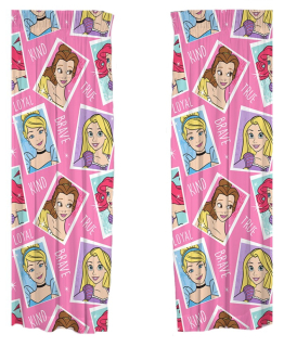 Závesy do detskej izby - Disney Princess knihy Dva závesy