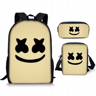 DJ MARSHMELLO ŠKOLSKÁ SÚPRAVA BATOH A4 TAŠKA NA PERY