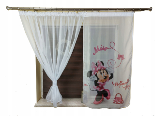 Záclony do detskej izby - Pre deti pripravený opona Minnie 200/145 ii žánru