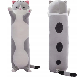 Dlhá mačka vankúš Maskot plyšový 130 cm
