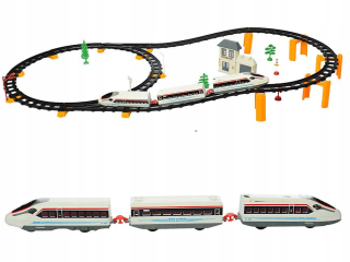 Dráha pre deti, stavebnica - Long Train Pendolino lokomotíva Ellipse 130 / 66cm