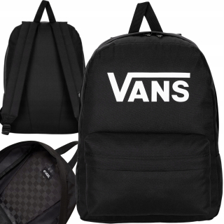 Mestský batoh Vans Skool Print Backpack Black VN000H50BLK1 čierny