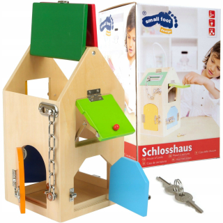 Motorických chata s hradom Montessori a Keys