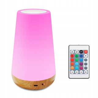 Biela nočná lampa